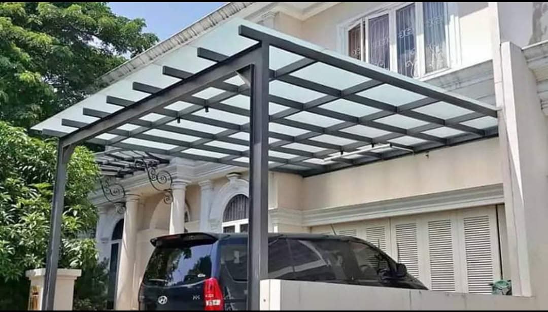 Kanopi Kaca Carport Klasik